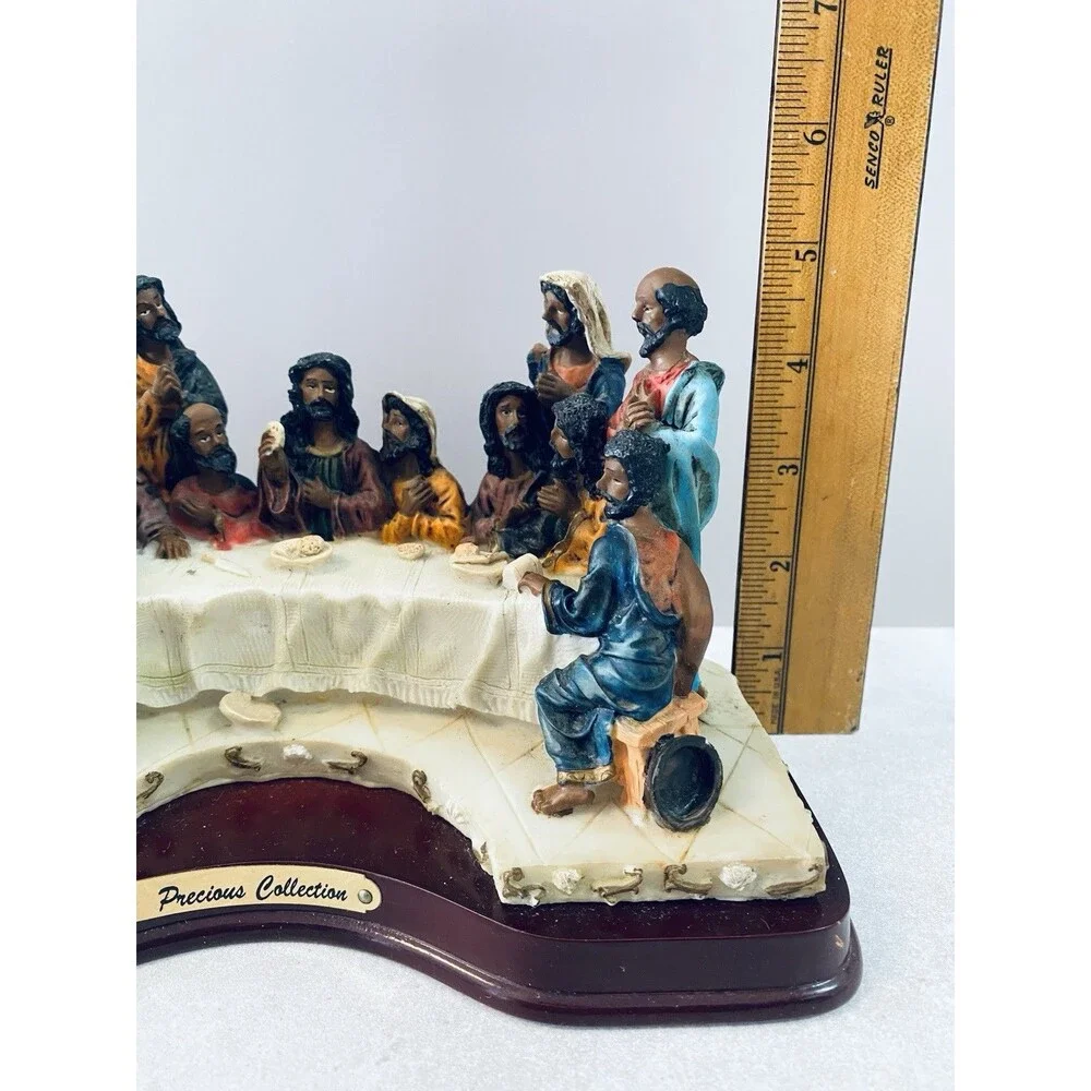 Vtg Mirella Precious Collection African American Sculpture of The Last Supper